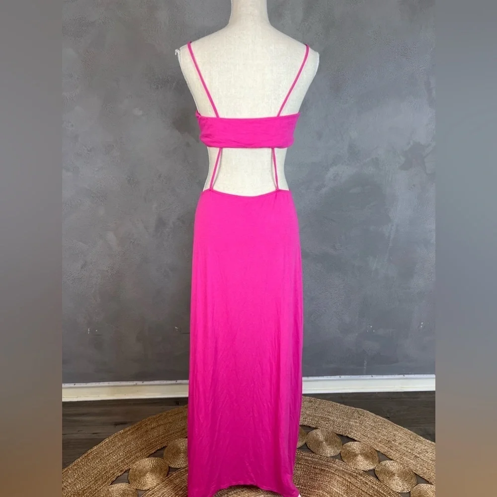 Free people beach piper dress magenta